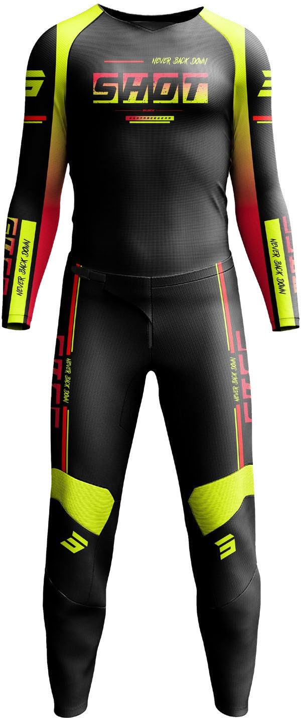 Equipamento Criança DRAW BLOCK Amarelo Neon SHOT