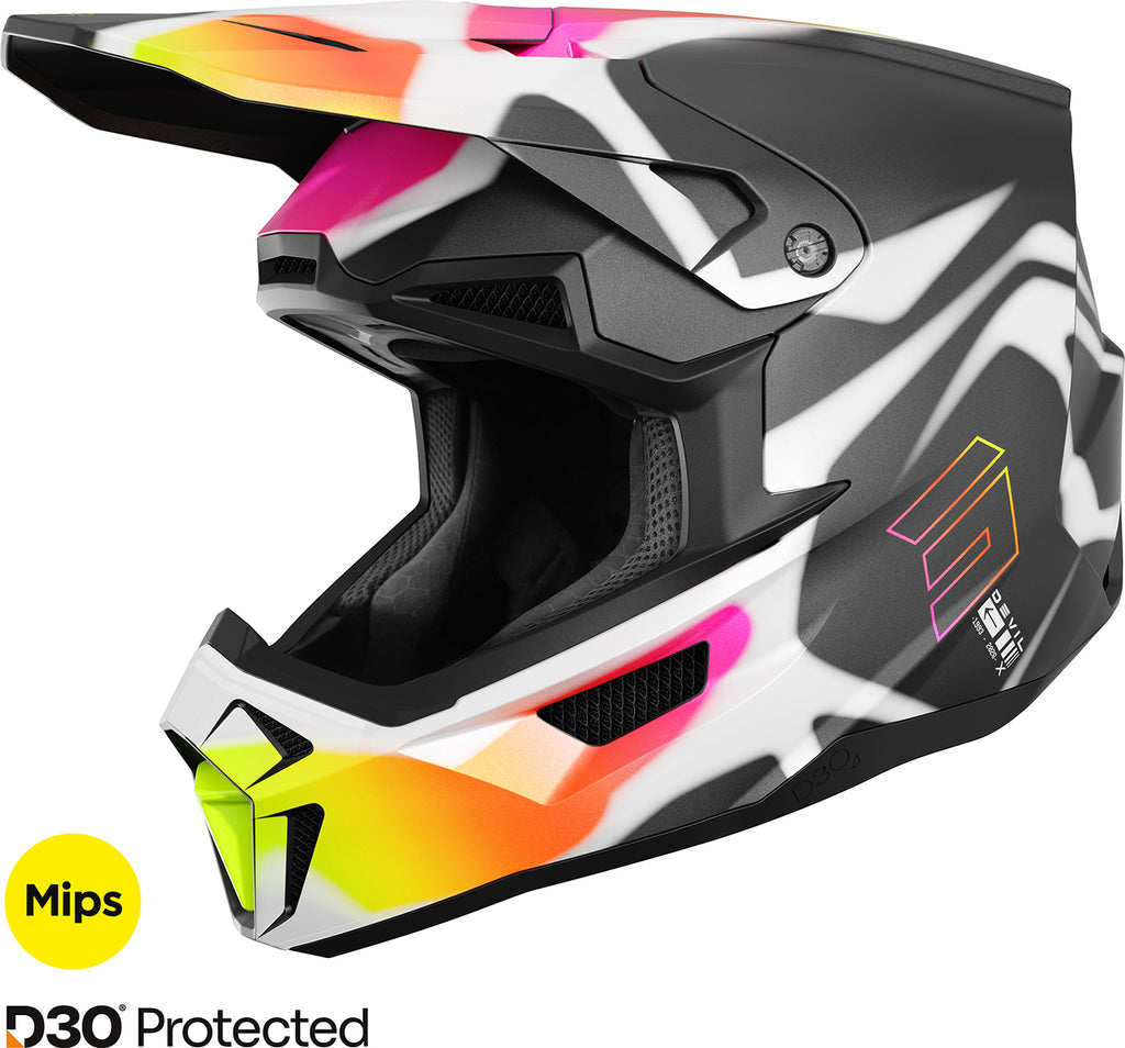 Capacete LITE DEVIL Preto Mate SHOT