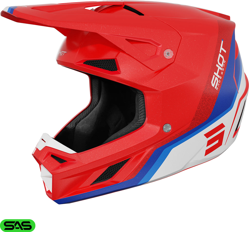 Capacete SPEED ATOMIC Vermelho Pérola SHOT