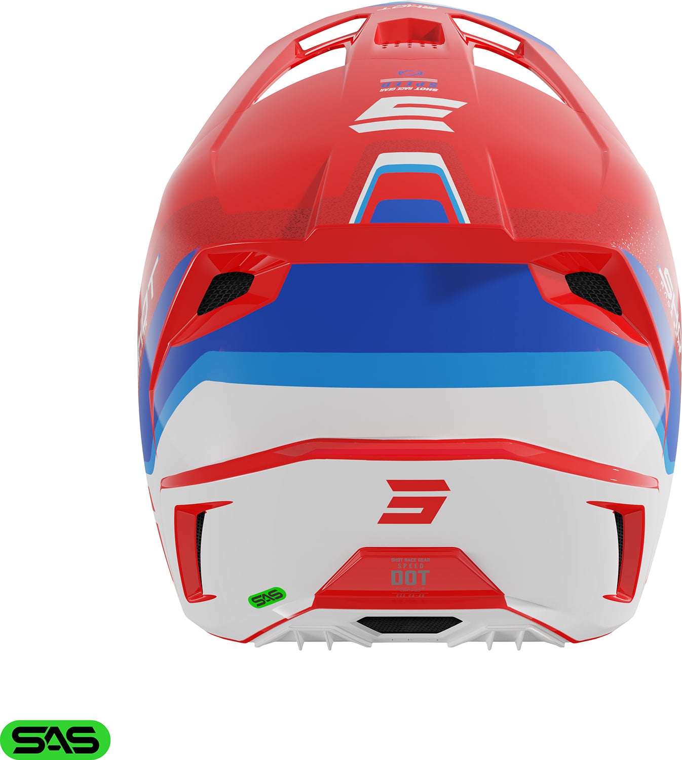 Capacete SPEED ATOMIC Vermelho Pérola SHOT