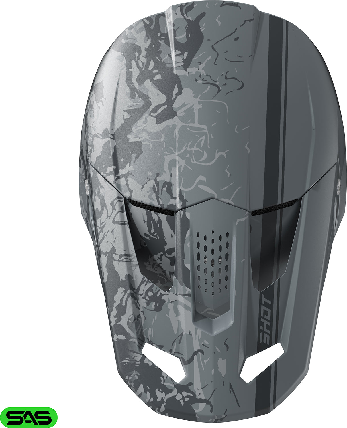 Capacete SPEED BATTLE Cinza Mate SHOT