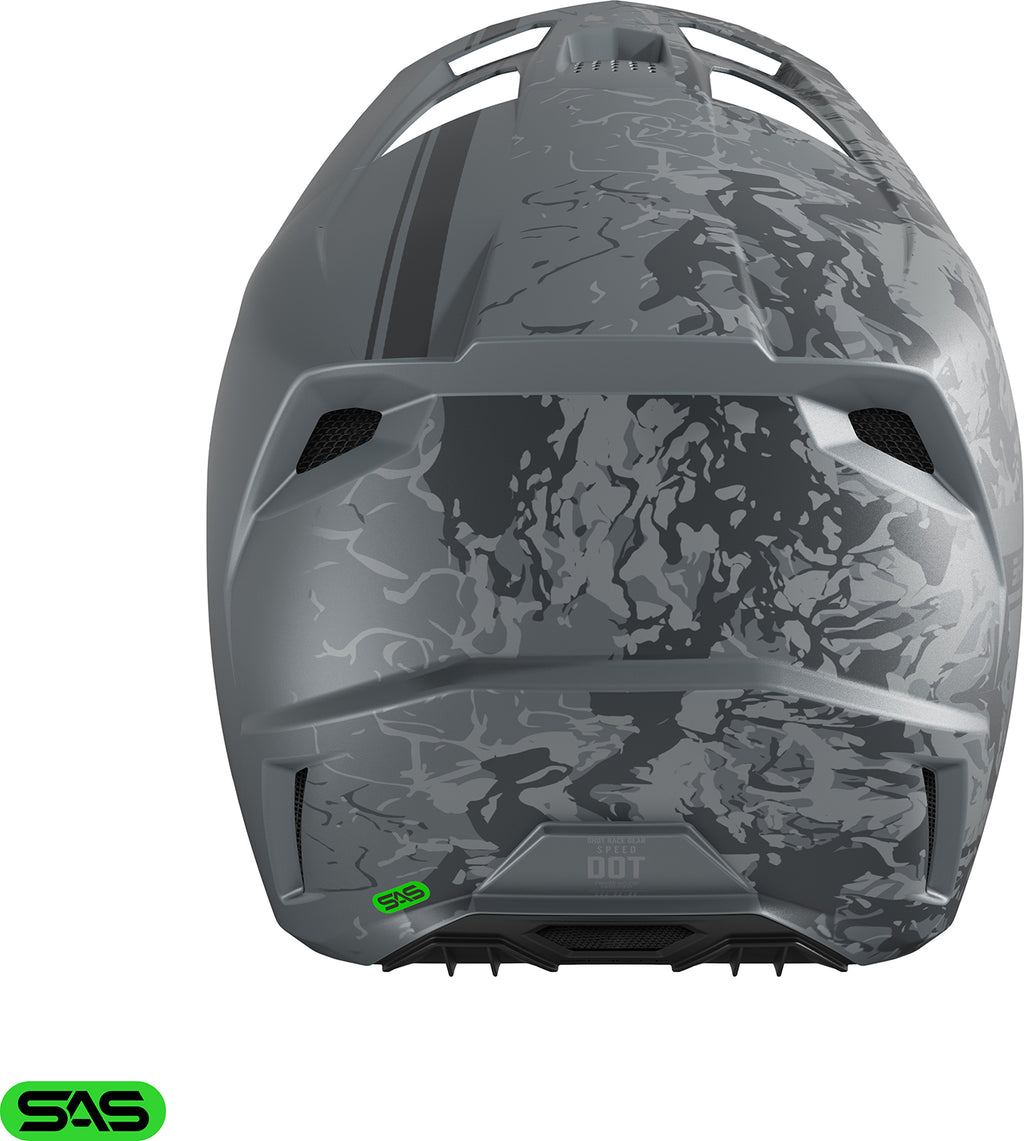 Capacete SPEED BATTLE Cinza Mate SHOT