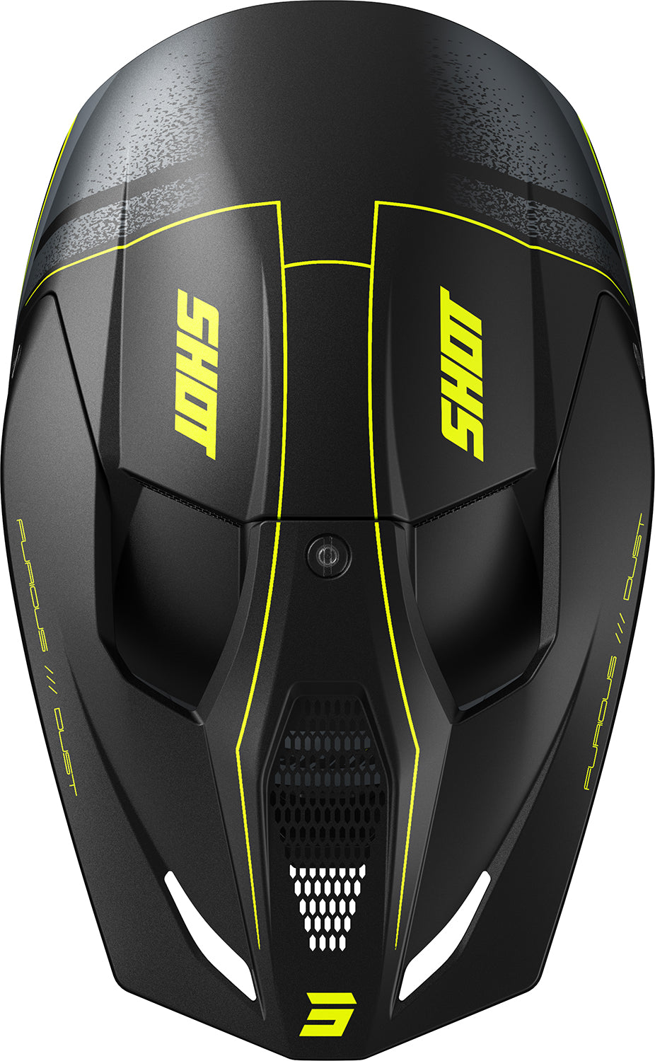 Capacete FURIOUS DUST Amarelo Neon Mate SHOT