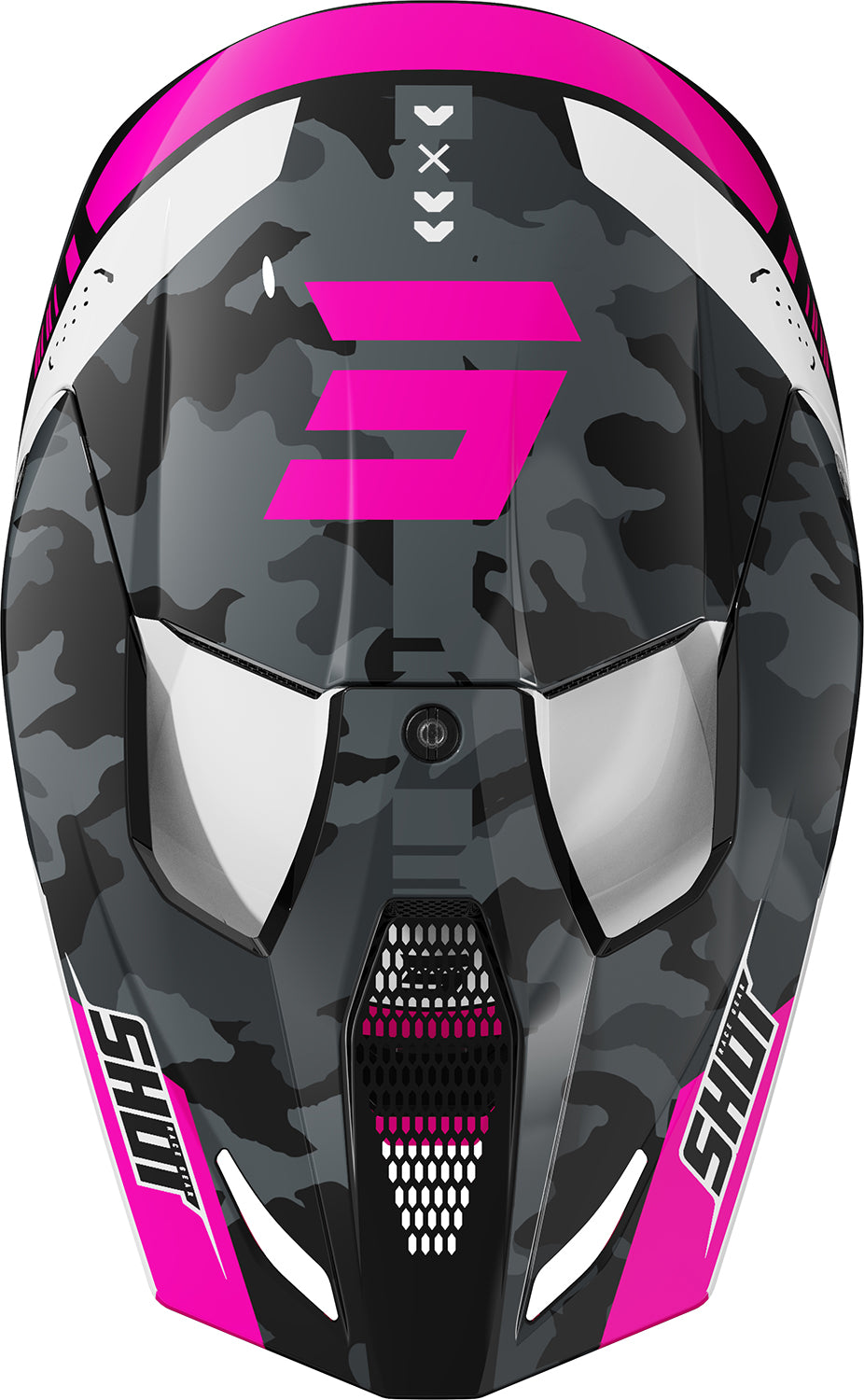 Capacete FURIOUS FLASH Rosa Brilho SHOT