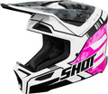 Capacete Criança FURIOUS FLASH Rosa Brilho SHOT