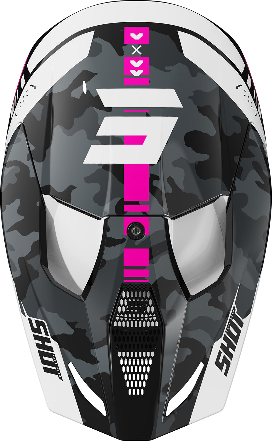 Capacete Criança FURIOUS FLASH Rosa Brilho SHOT