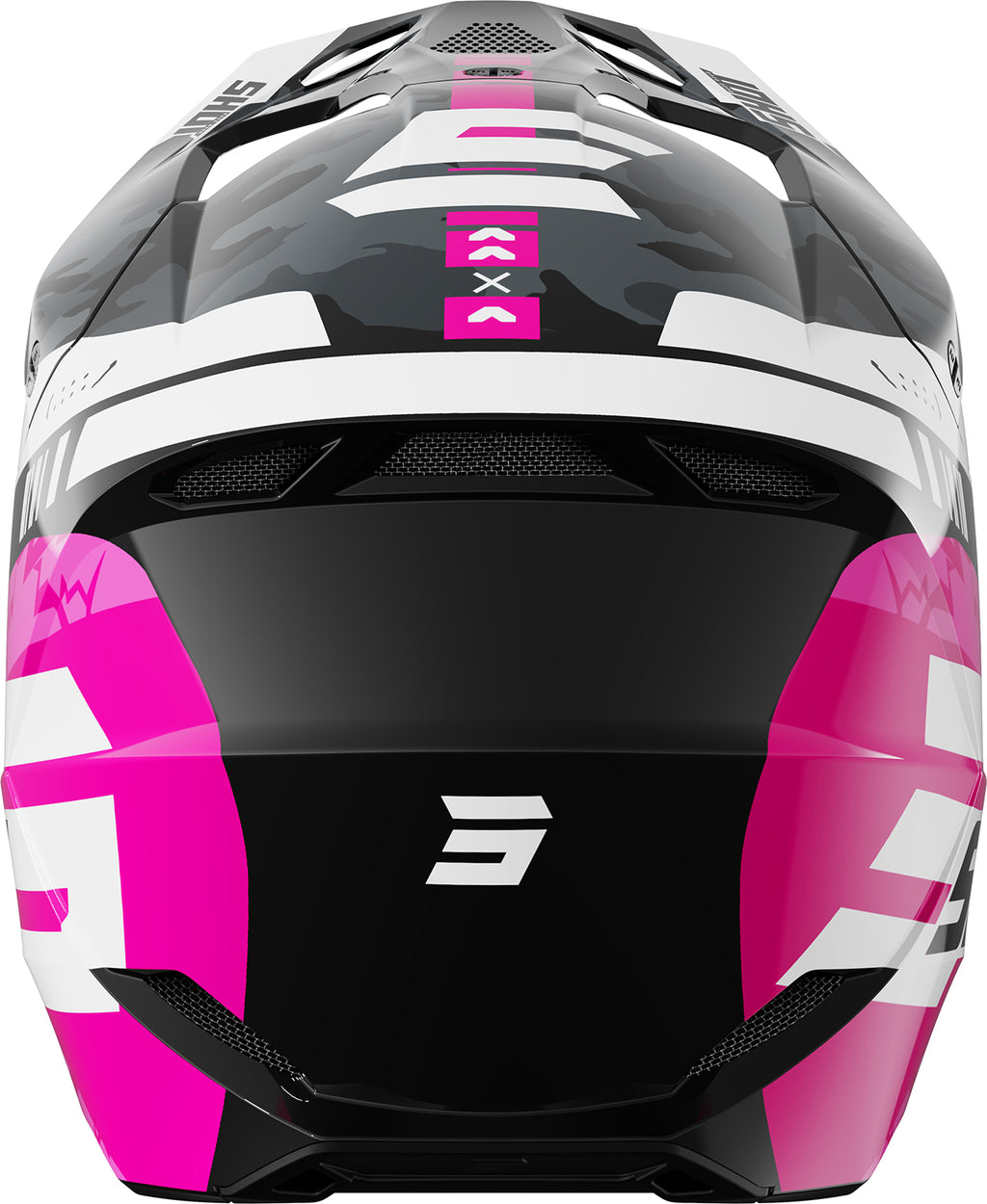Capacete Criança FURIOUS FLASH Rosa Brilho SHOT