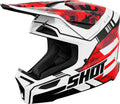 Capacete Criança FURIOUS FLASH Vermelho Brilho SHOT