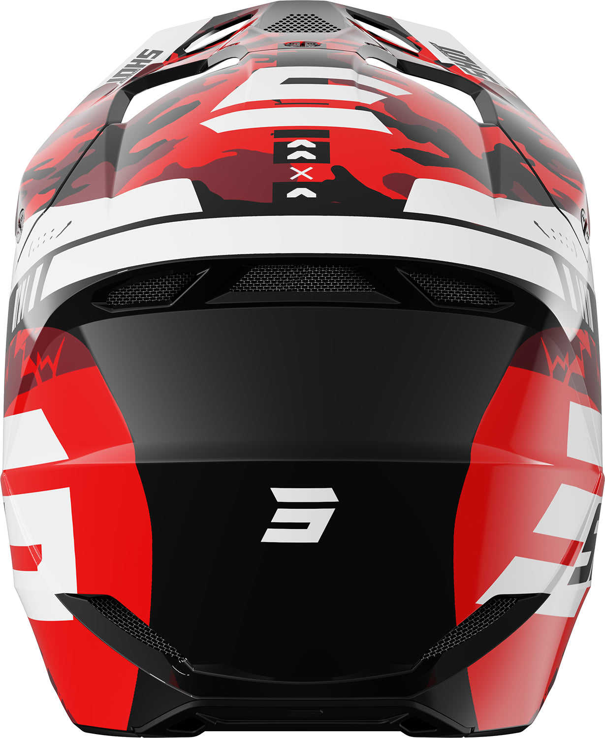 Capacete Criança FURIOUS FLASH Vermelho Brilho SHOT