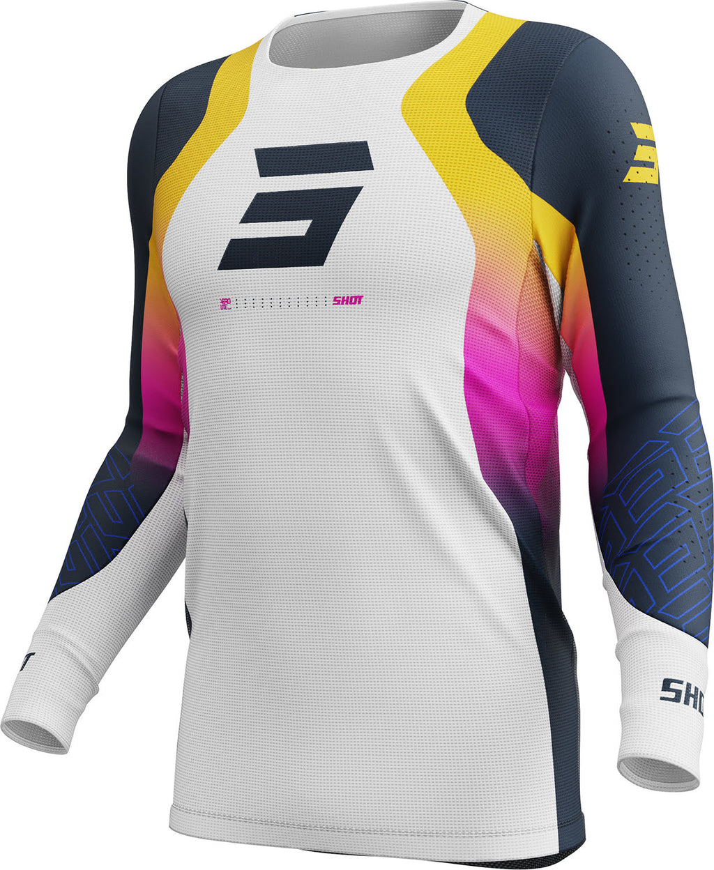 Camisola AEROLITE ULTRA Azul / Laranja / Rosa SHOT