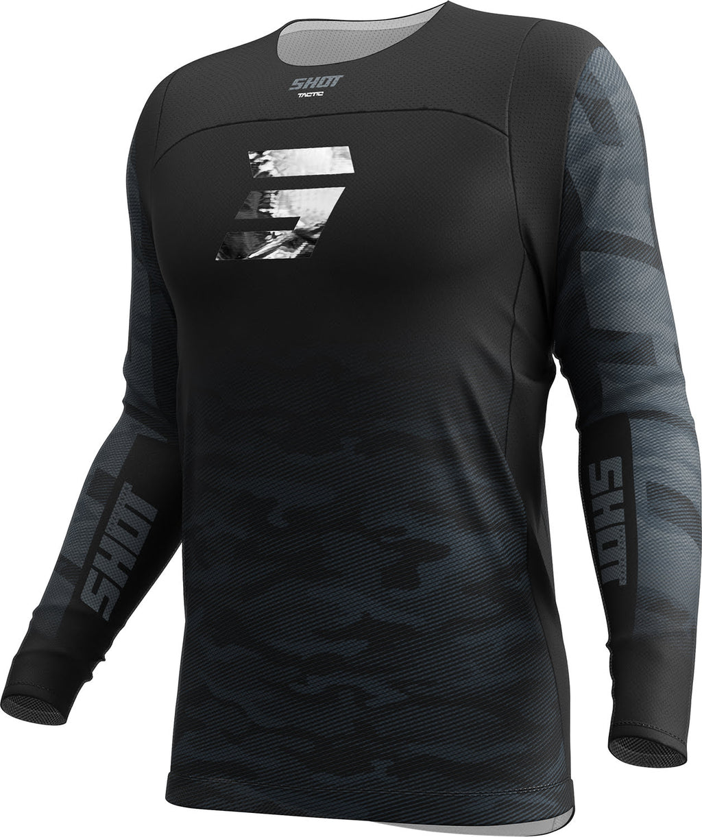 Camisola CONTACT TACTIC Preta / Cinza SHOT