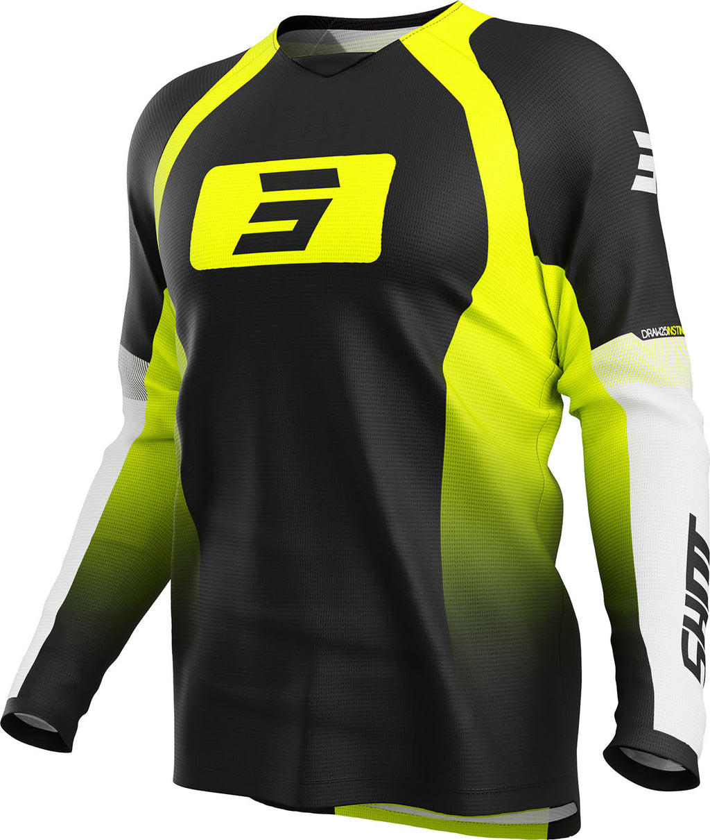 Camisola DRAW INSTINCT Amarela Neon SHOT