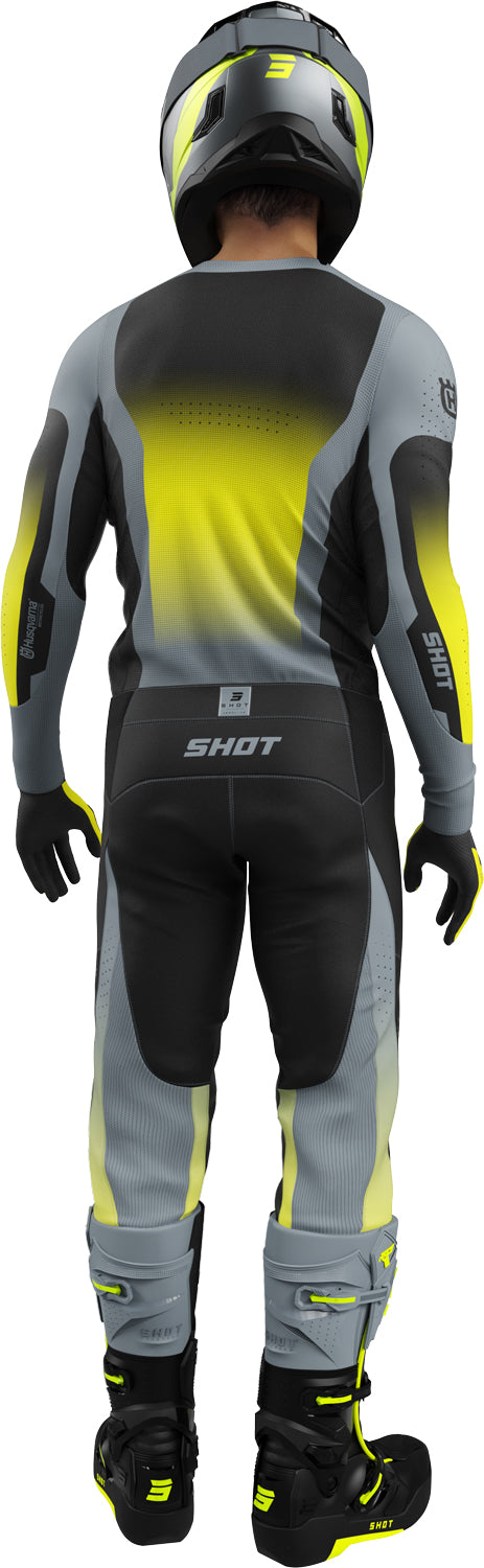 Camisola AEROLITE HUSQVARNA 2025 Preta / Cinza SHOT