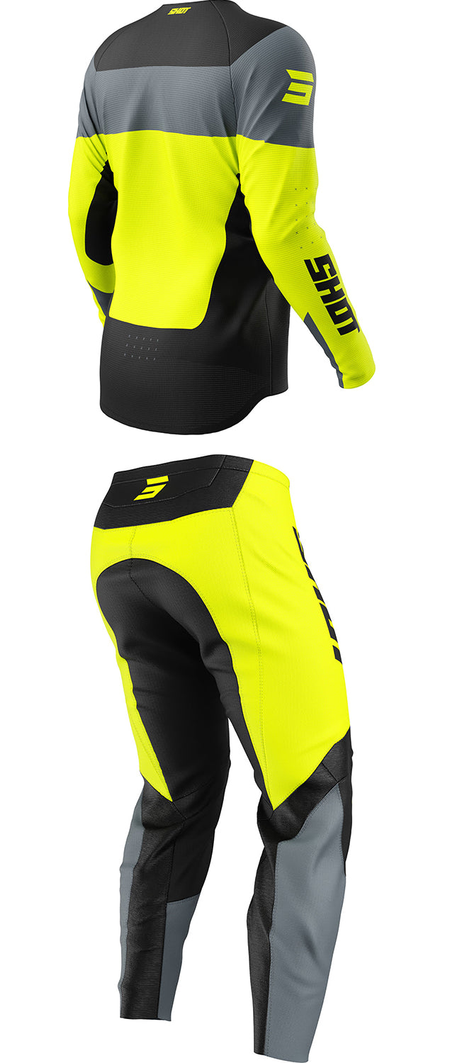 Camisola Criança DRAW LEAGUE Amarela Neon SHOT