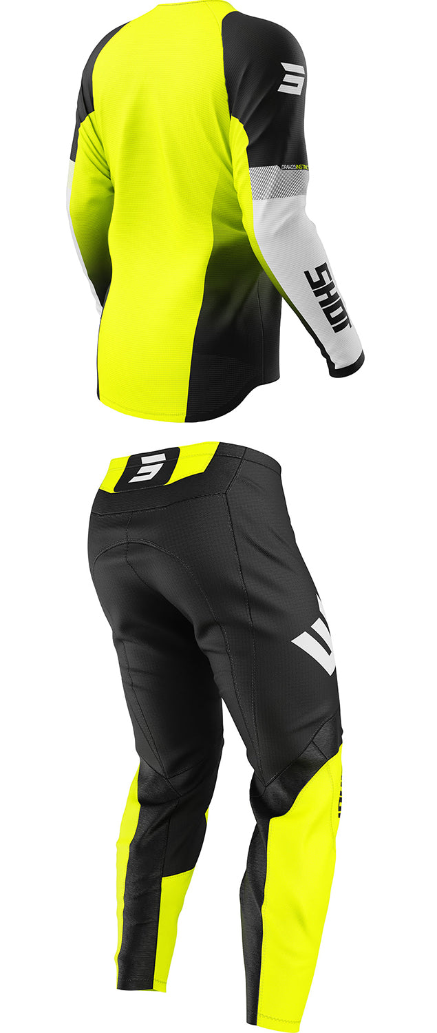 Camisola DRAW INSTINCT Amarela Neon SHOT