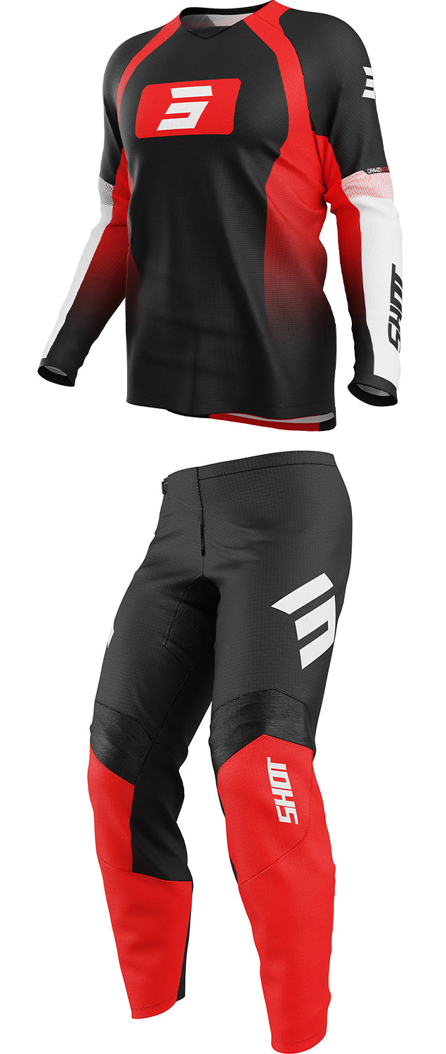 Camisola DRAW INSTINCT Vermelha SHOT
