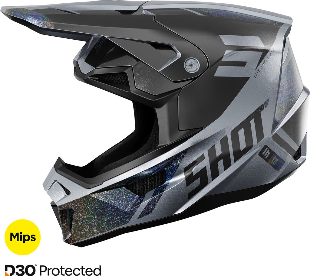 Capacete LITE ULTRA Holographic / Purpurina Mate SHOT