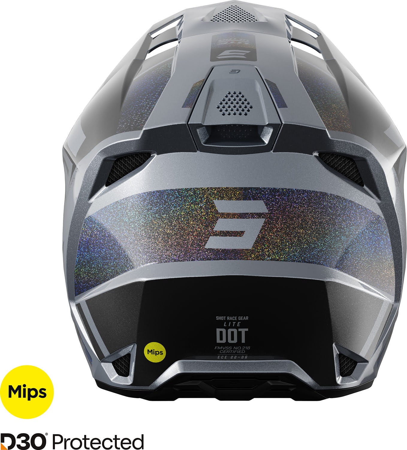 Capacete LITE ULTRA Holographic / Purpurina Mate SHOT