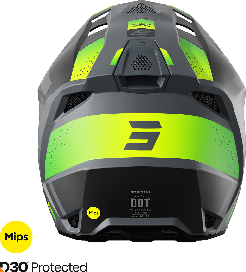Capacete LITE ULTRA Amarelo Neon / Purpurina Mate SHOT