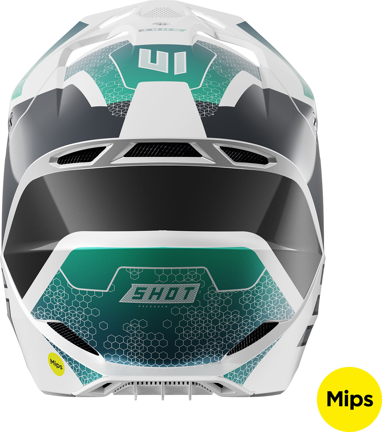 Capacete RACE PHASER Azul / Turquesa Pérola SHOT
