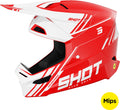 Capacete RACE SPRINT Vermelho Brilho SHOT