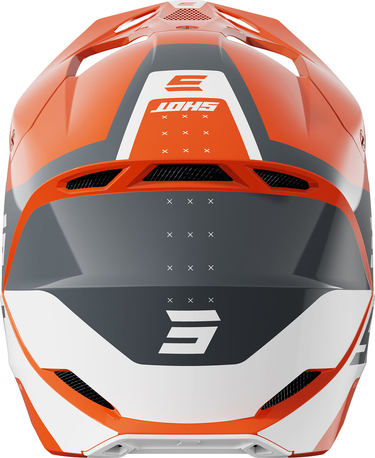 Capacete FURIOUS LEAGUE Laranja Brilho SHOT