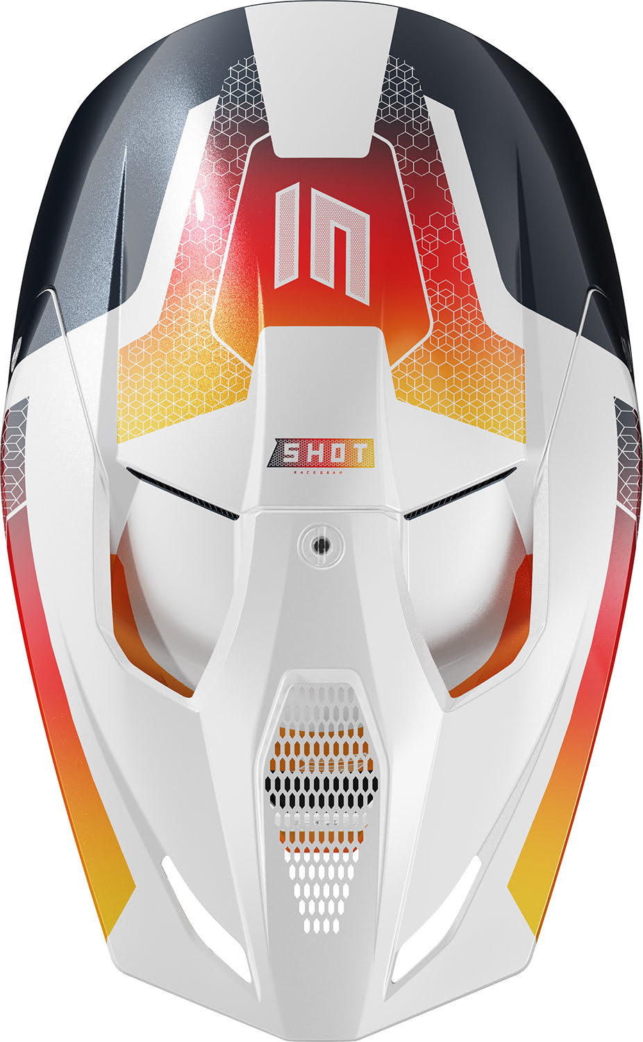 Capacete Criança FURIOUS PHASER Azul / Vermelho Pérola SHOT