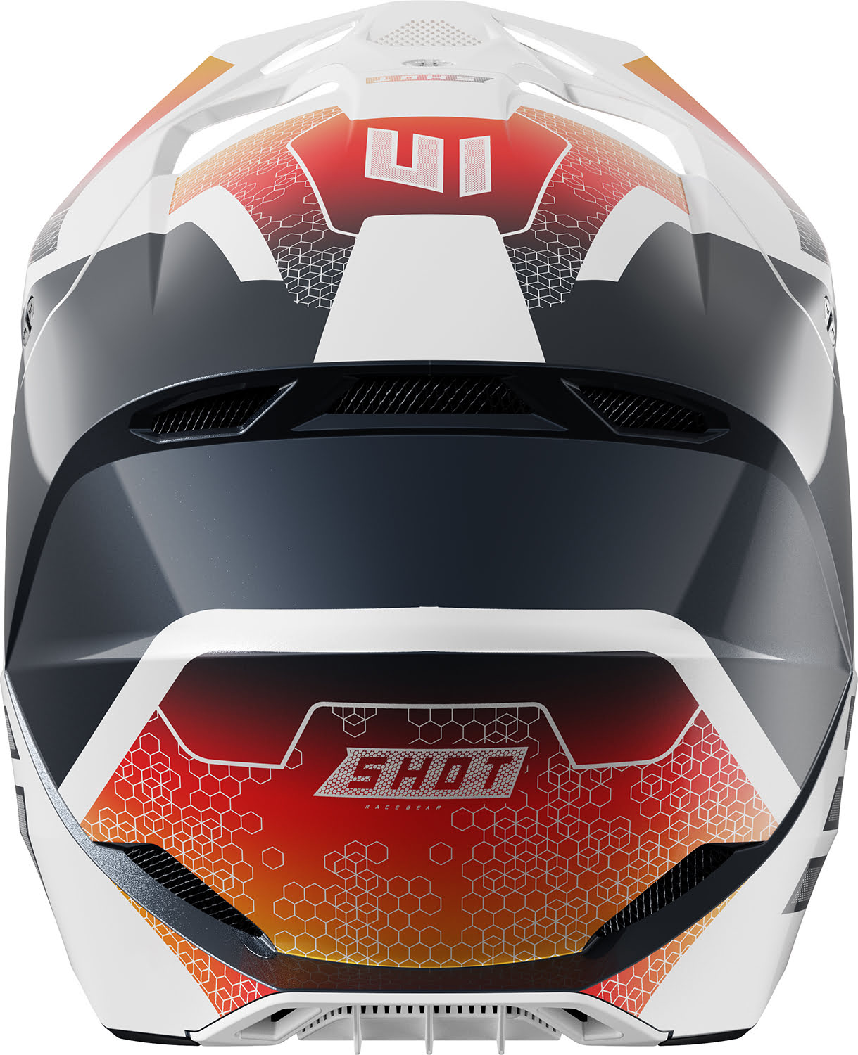 Capacete Criança FURIOUS PHASER Azul / Vermelho Pérola SHOT
