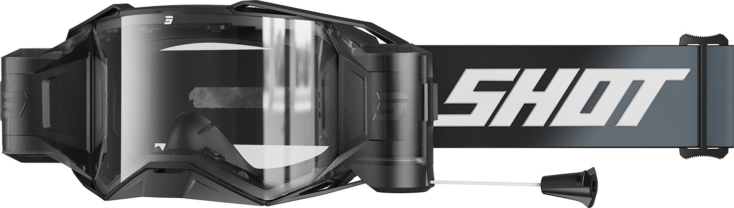 Oculos C / Roll-off LITE SOLID Pretos Mate SHOT