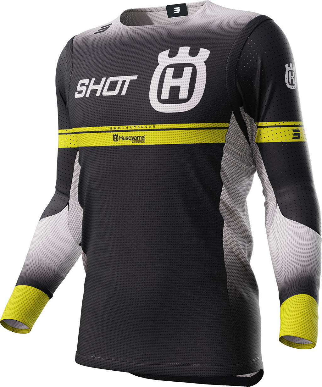 Camisola AEROLITE HUSQVARNA Preta SHOT