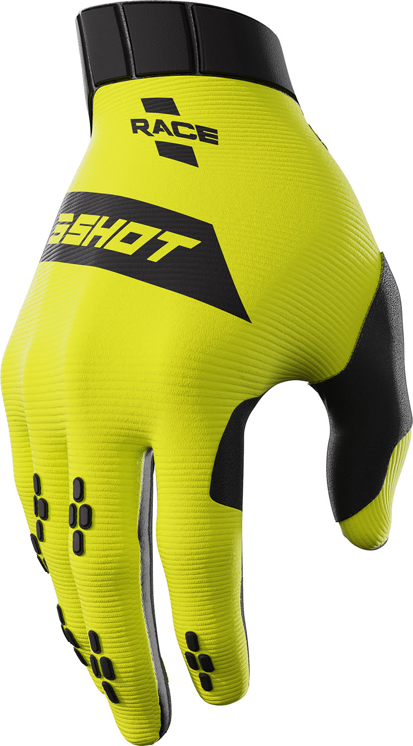 Luvas Criança RACE Amarelas Neon SHOT