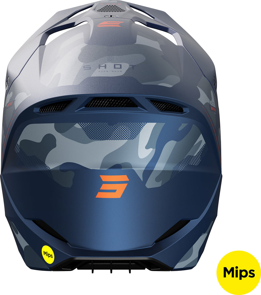 Capacete RACE BATTLE Azul Mate SHOT