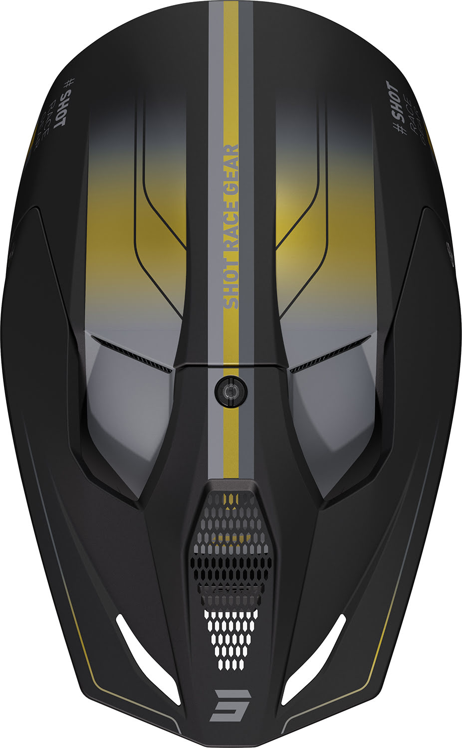 Capacete FURIOUS AIM Dourado Mate SHOT