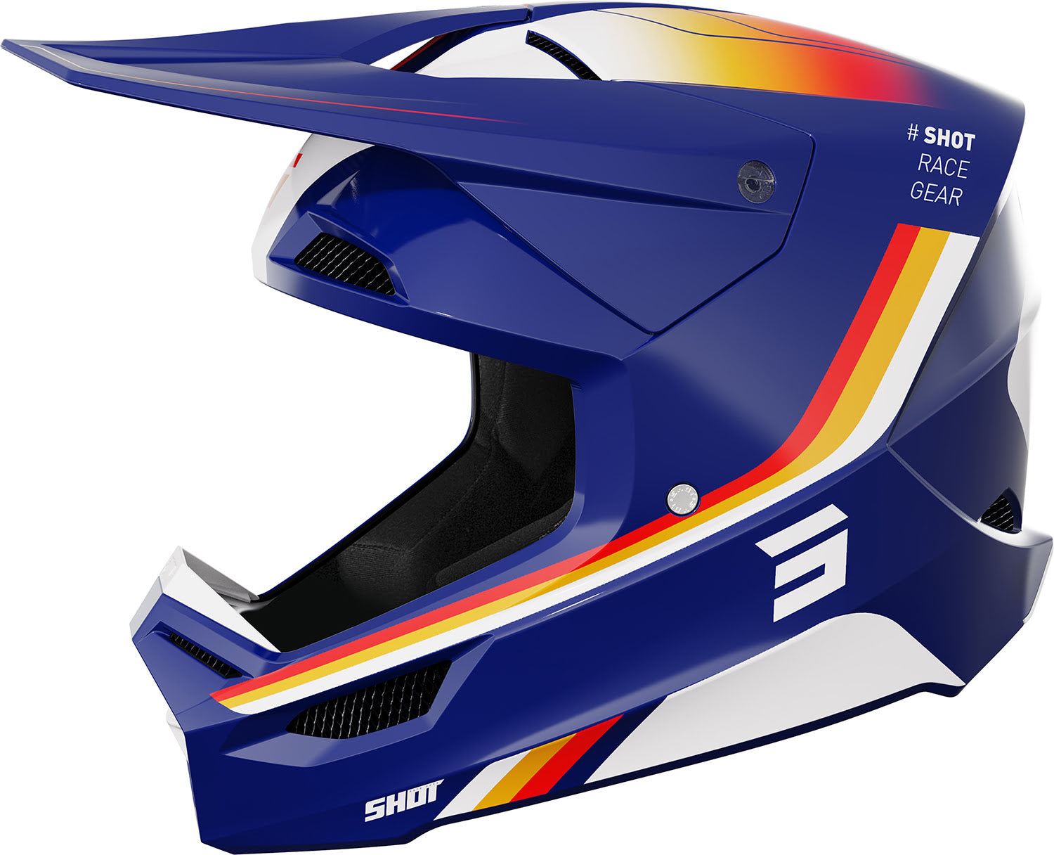 Capacete FURIOUS AIM Azul Brilhante SHOT