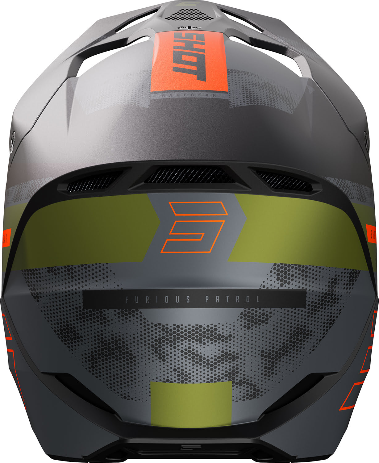 Capacete FURIOUS PATROL Preto / Caqui Mate SHOT