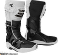 Botas RACE 8 Brancas / Pretas / Cromadas SHOT
