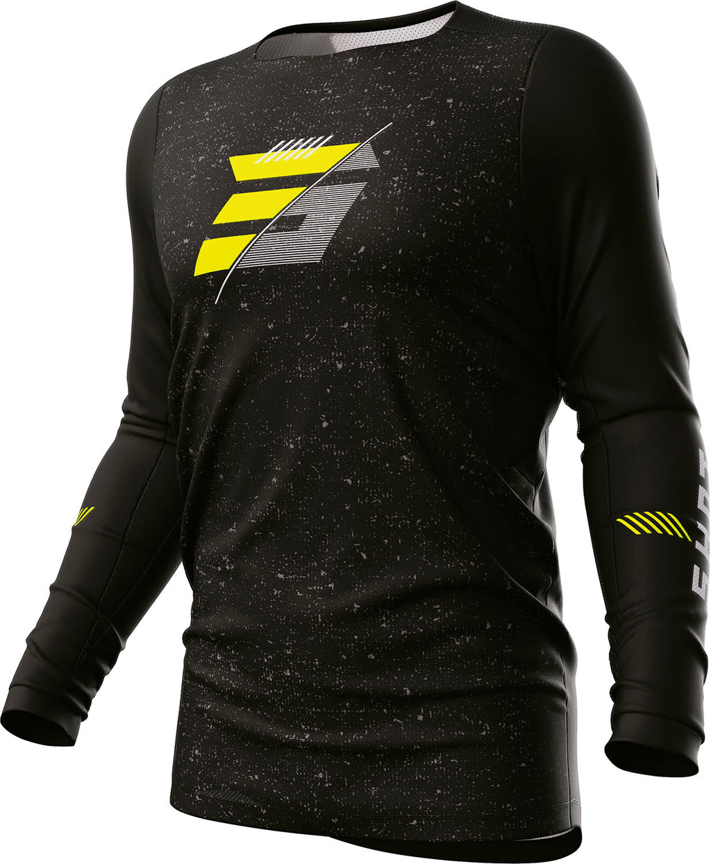 Camisola CONTACT SPECK Preta / Amarela Neon SHOT