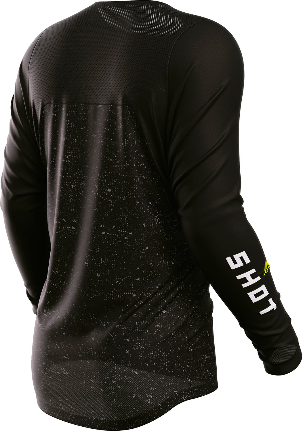 Camisola CONTACT SPECK Preta / Amarela Neon SHOT