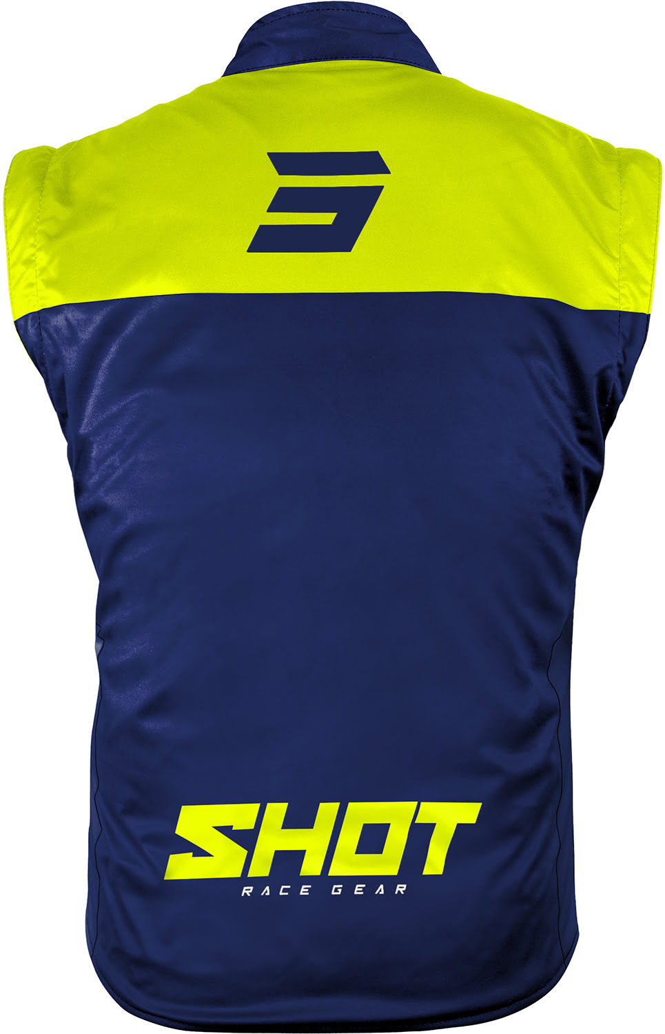 Casaco S / Mangas BODYWARMER LITE 3.0 Azul Marinho / Amarelo Neo SHOT