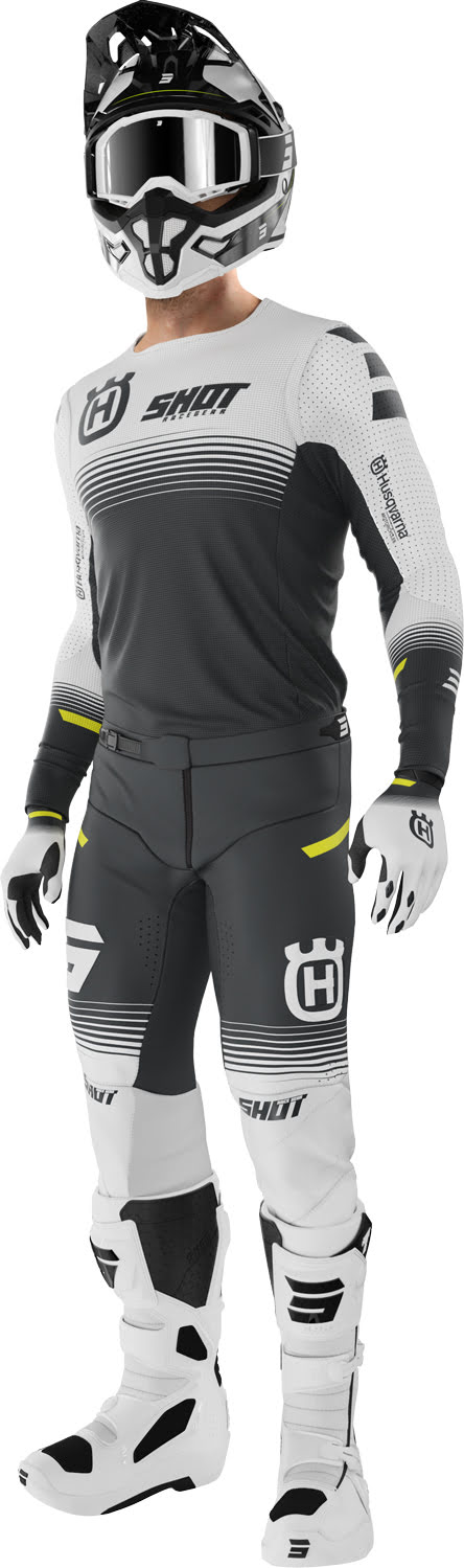 Camisola AEROLITE HUSQVARNA Preta SHOT