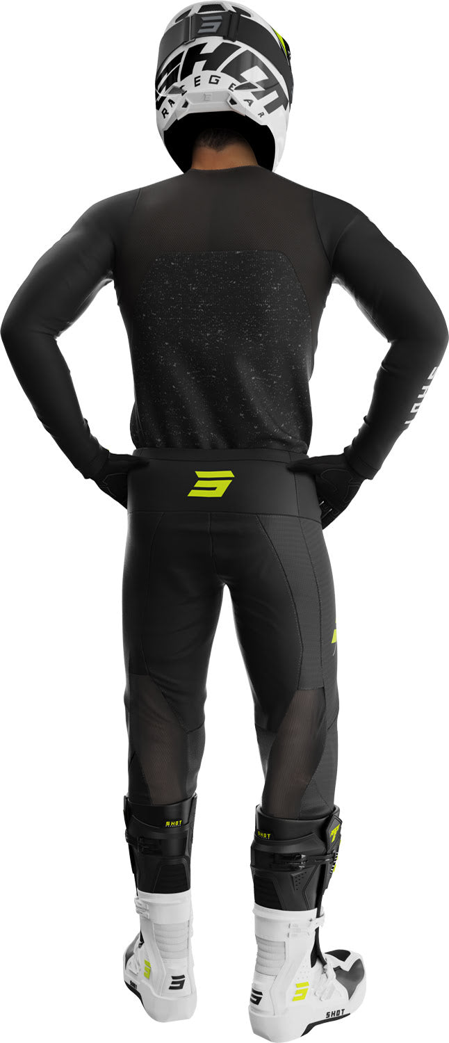 Camisola CONTACT SPECK Preta / Amarela Neon SHOT