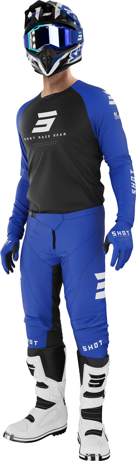 Camisola RAW ESCAPE Azul Roial SHOT