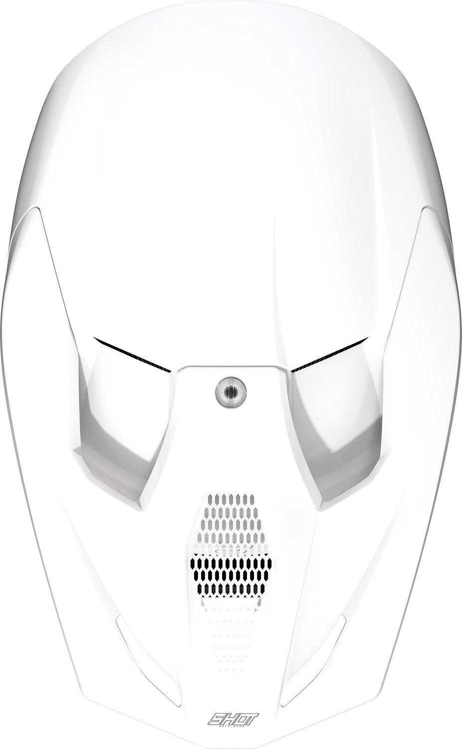 Capacete RACE SOLID Branco Brilho SHOT