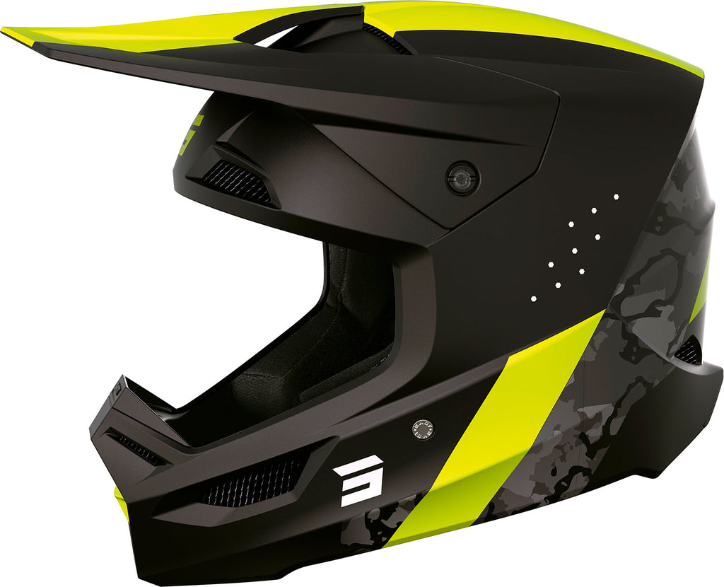 Capacete RACE CAMO Amarelo Neon Mate SHOT