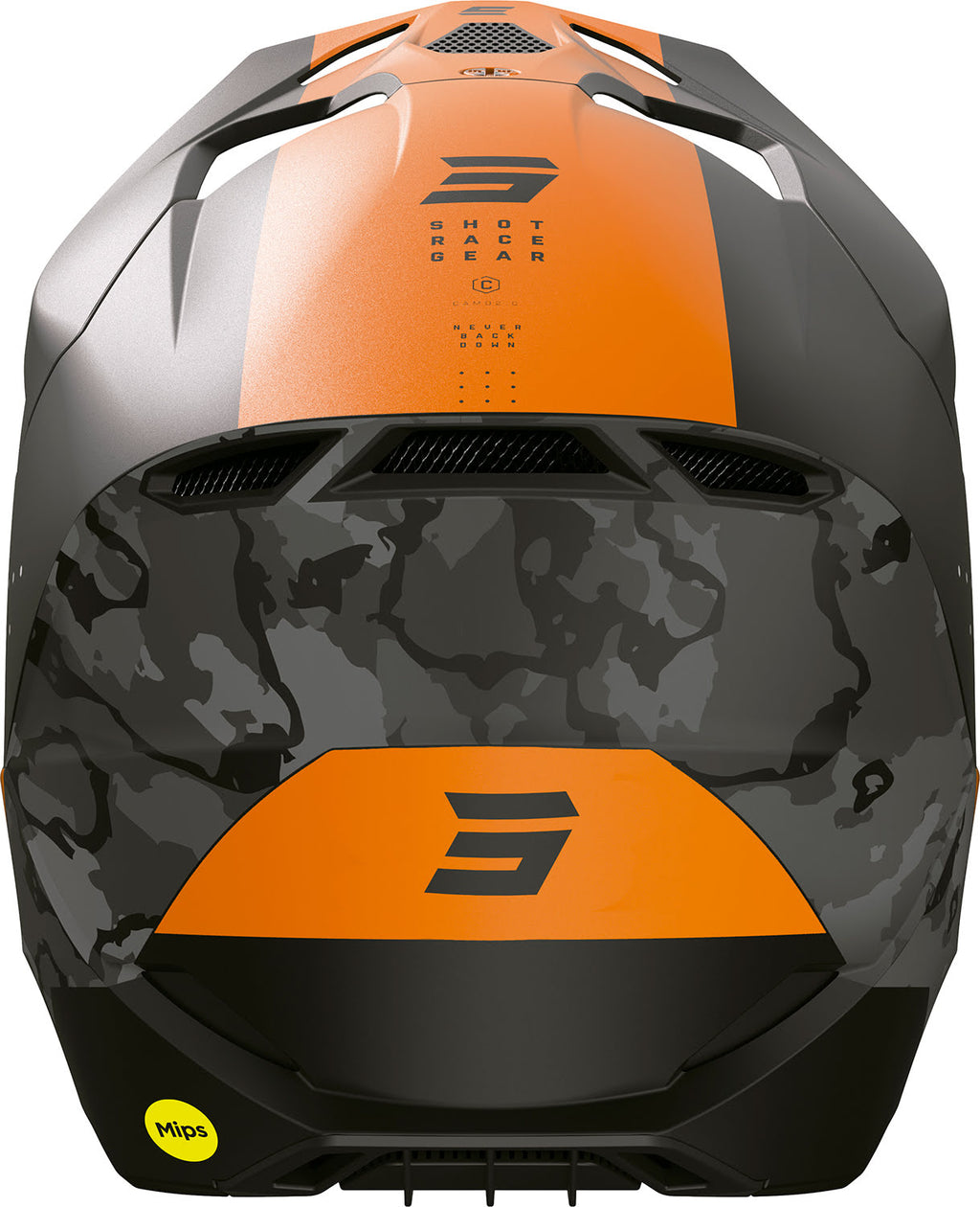 Capacete RACE CAMO Laranja Mate SHOT