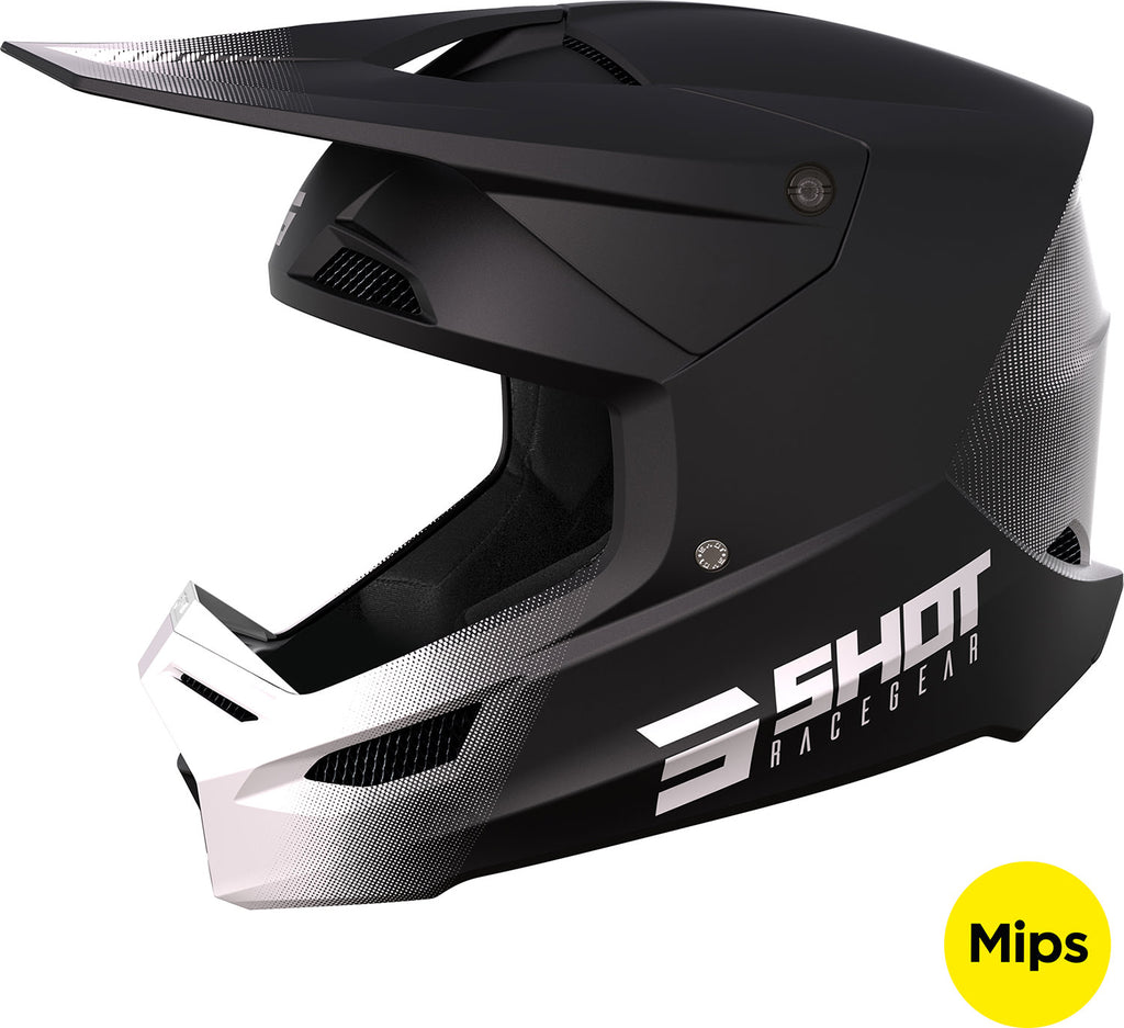 Capacete RACE DRAW Preto Mate SHOT