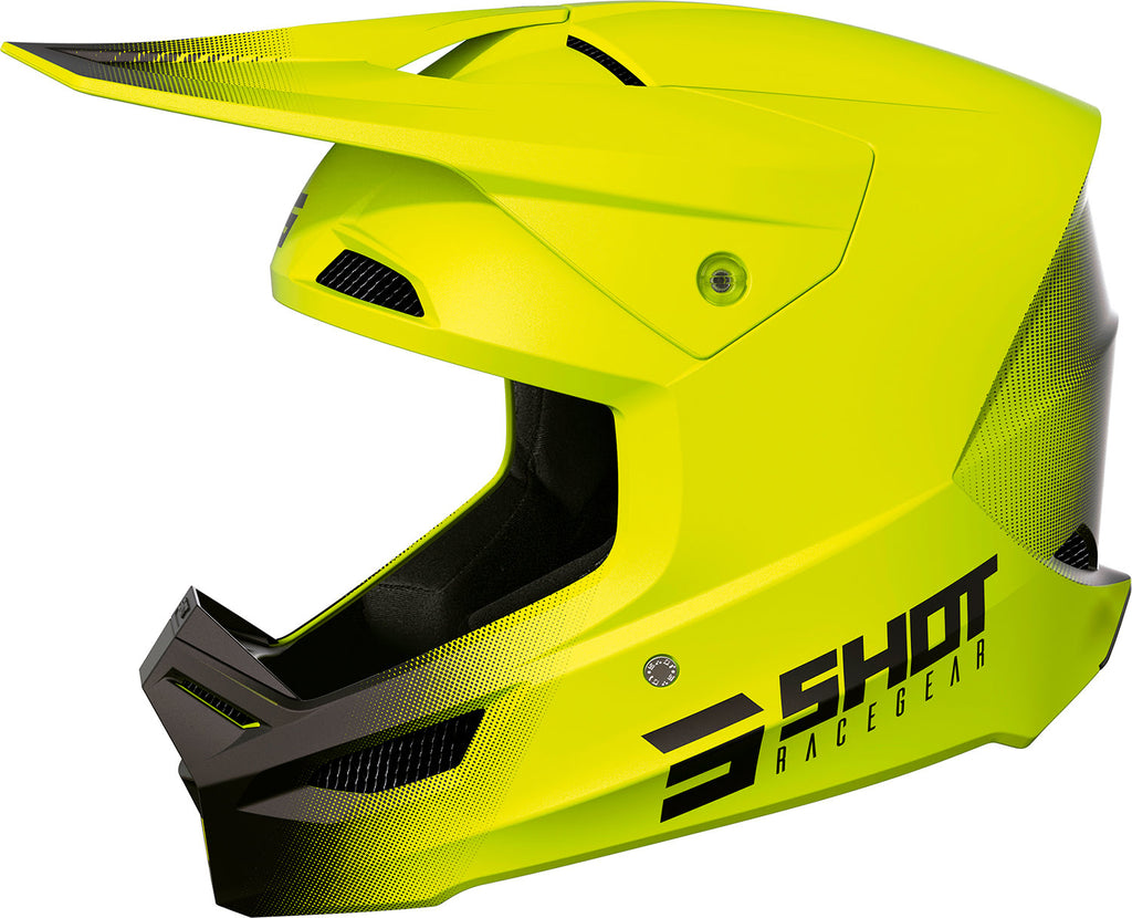 Capacete RACE RAW Amarelo Neon Mate SHOT