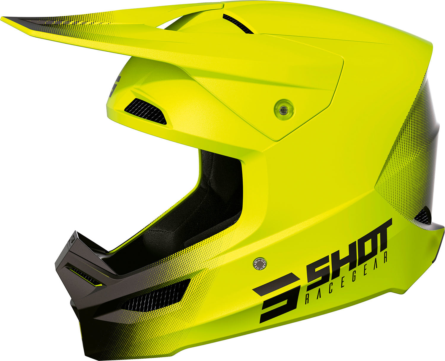 Capacete RACE RAW Amarelo Neon Mate SHOT