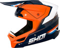 Capacete RACE TRACER Laranja Neon Brilho SHOT