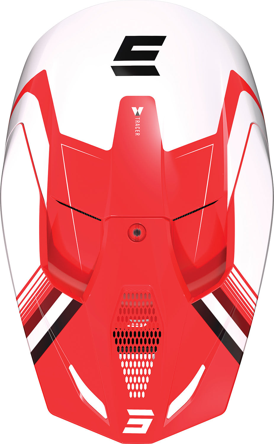 Capacete RACE TRACER Vermelho Brilho SHOT